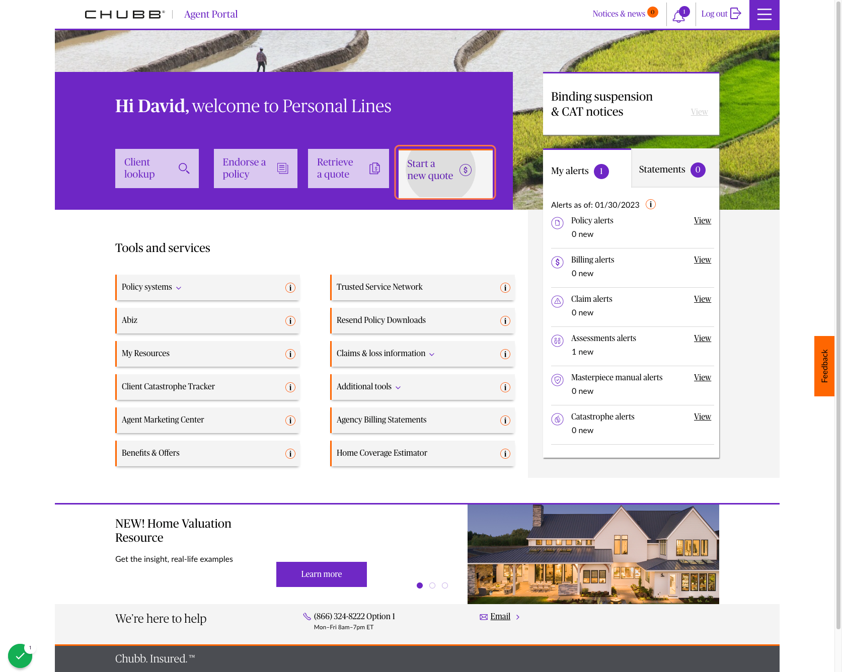 Chubb Home & Valuables Quote Mappus Insurance Agency